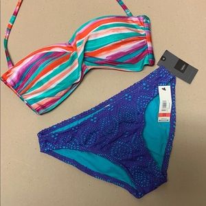 New Mossimo multicolor Bikini Set